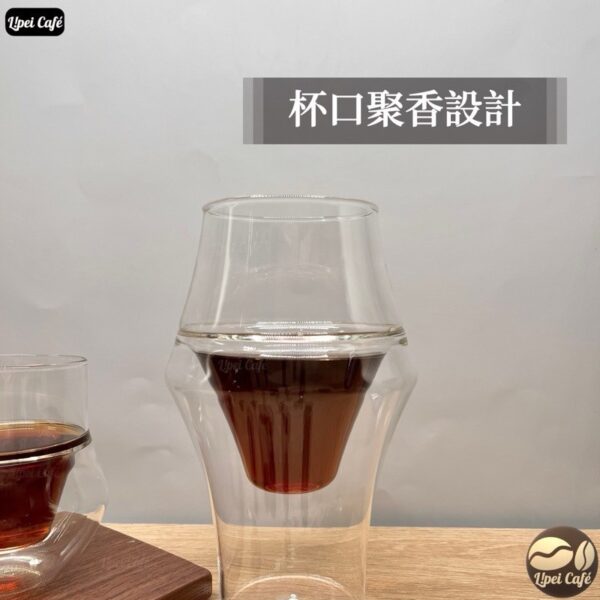 咖啡聞香杯 聚香杯 雙層玻璃杯