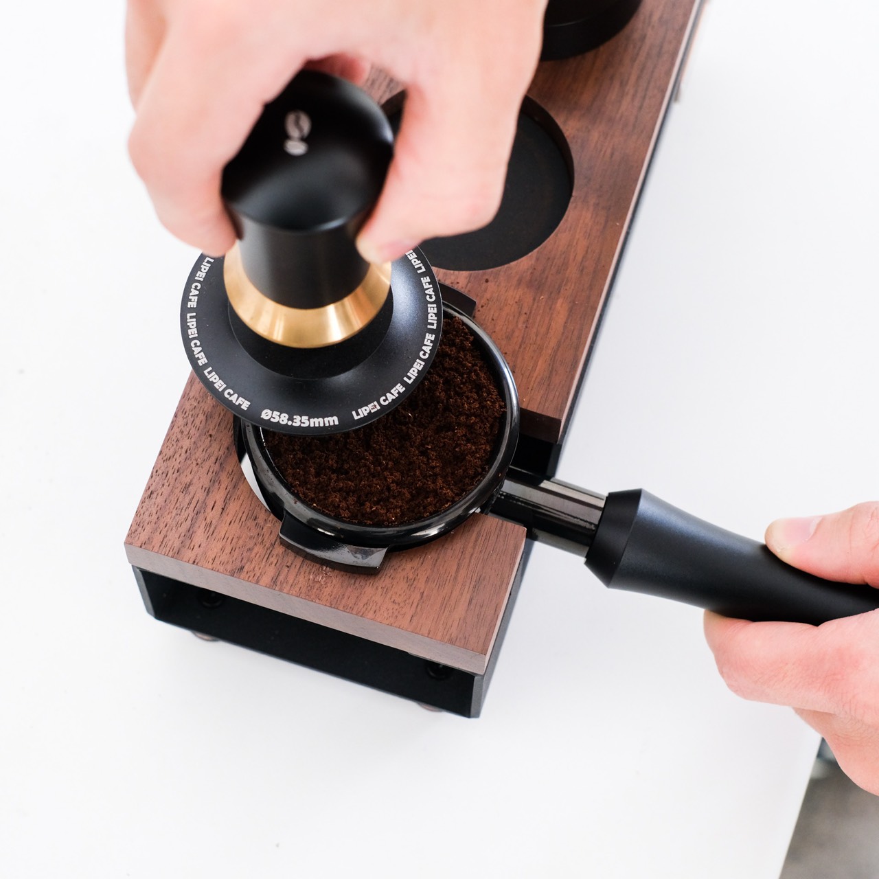 鈦黑把手 無底把手 3in1 Triplepresso