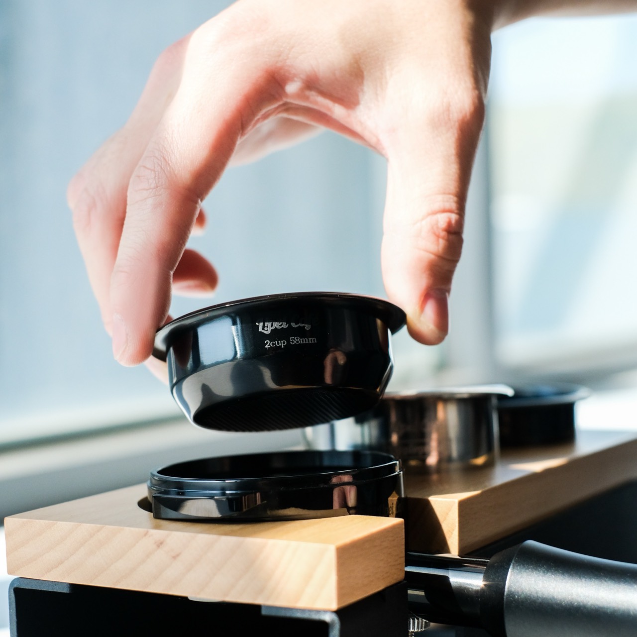 鈦黑把手 無底把手 3in1 Triplepresso